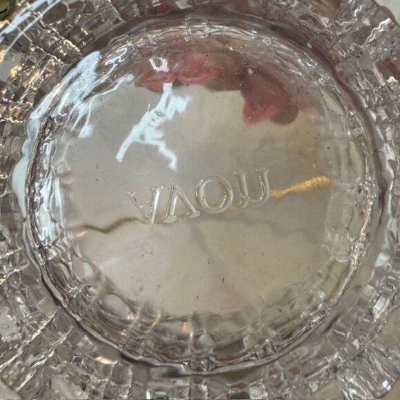 Vintage Avon Crystal Basket With Gold-Tone Handle - Picture 4 of 7